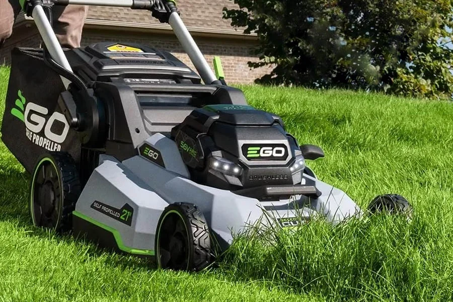 self-propelled push mower